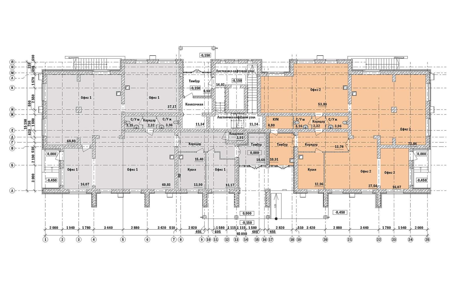 Коммерческие помещения на первом этаже, ЖК «Ледовый Парк»