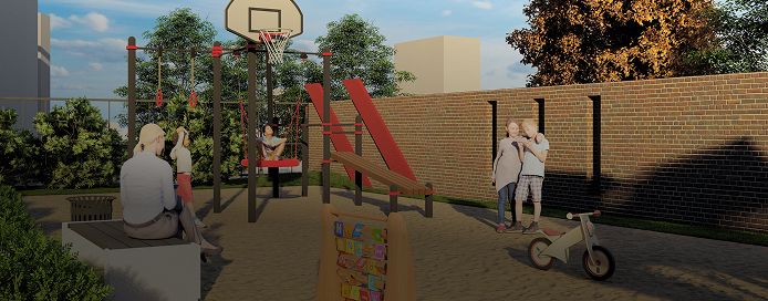 Высота домов жилого комплекса 9 этажей